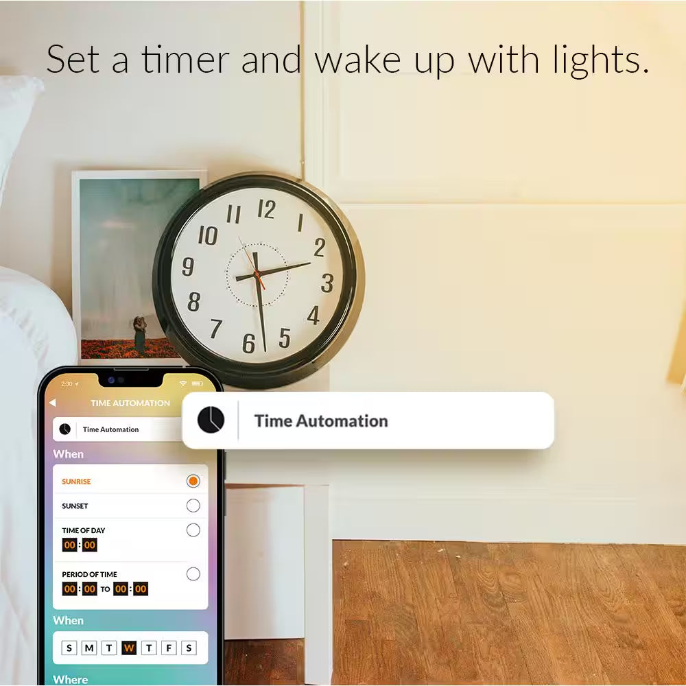ERIA Tunable White 60-Watt Equivalent A19 Dimmable CRI 90+ Wireless Smart LED Light Bulb