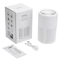 Portable Air Purifier Household Air Cleaner Mini Desktop Air Purifier with HEPA Filter Air Freshener Air Cleaner for Home Office